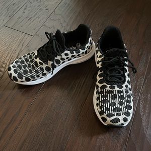Women’s Athletic Works Casual Sneakers.  Leopard print.
